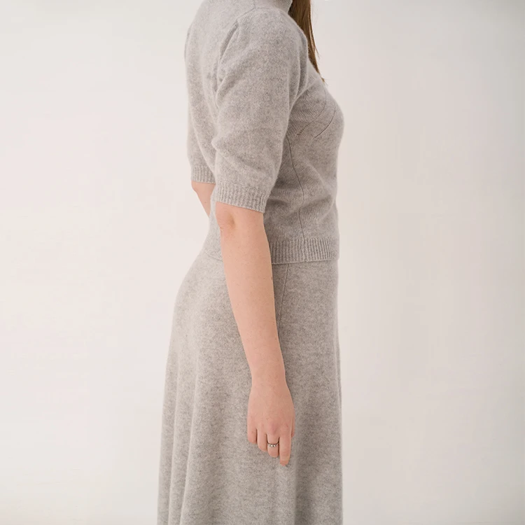 Custom Casual Pure Luxury Wool Cashmere Sweaters 100 % Women Knitted Sweater Dress Women Clothing