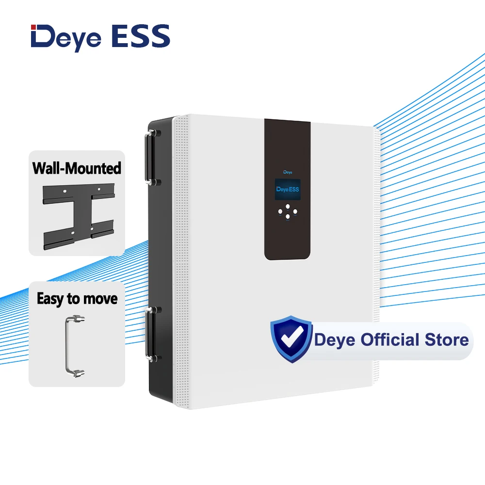 Deye ESS RW-F5.3-2H3 2024 новый список lifepo4 домашняя солнечная батарея и литий-ионный аккумулятор