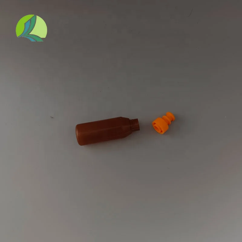 Factory Direct 10ml PE Brown Plastic Oral Liquid Bottle Portable Syrup Vial Packaging for Liquid Medicine