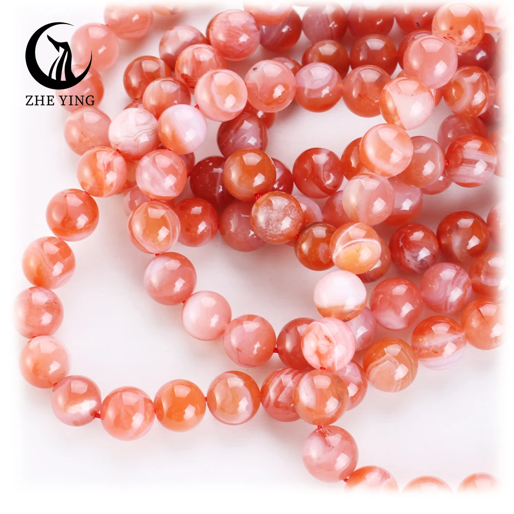 Zhe Ying 10 мм 12 Nan hong Агат камень diy свободные бусины Nanhong Бусины