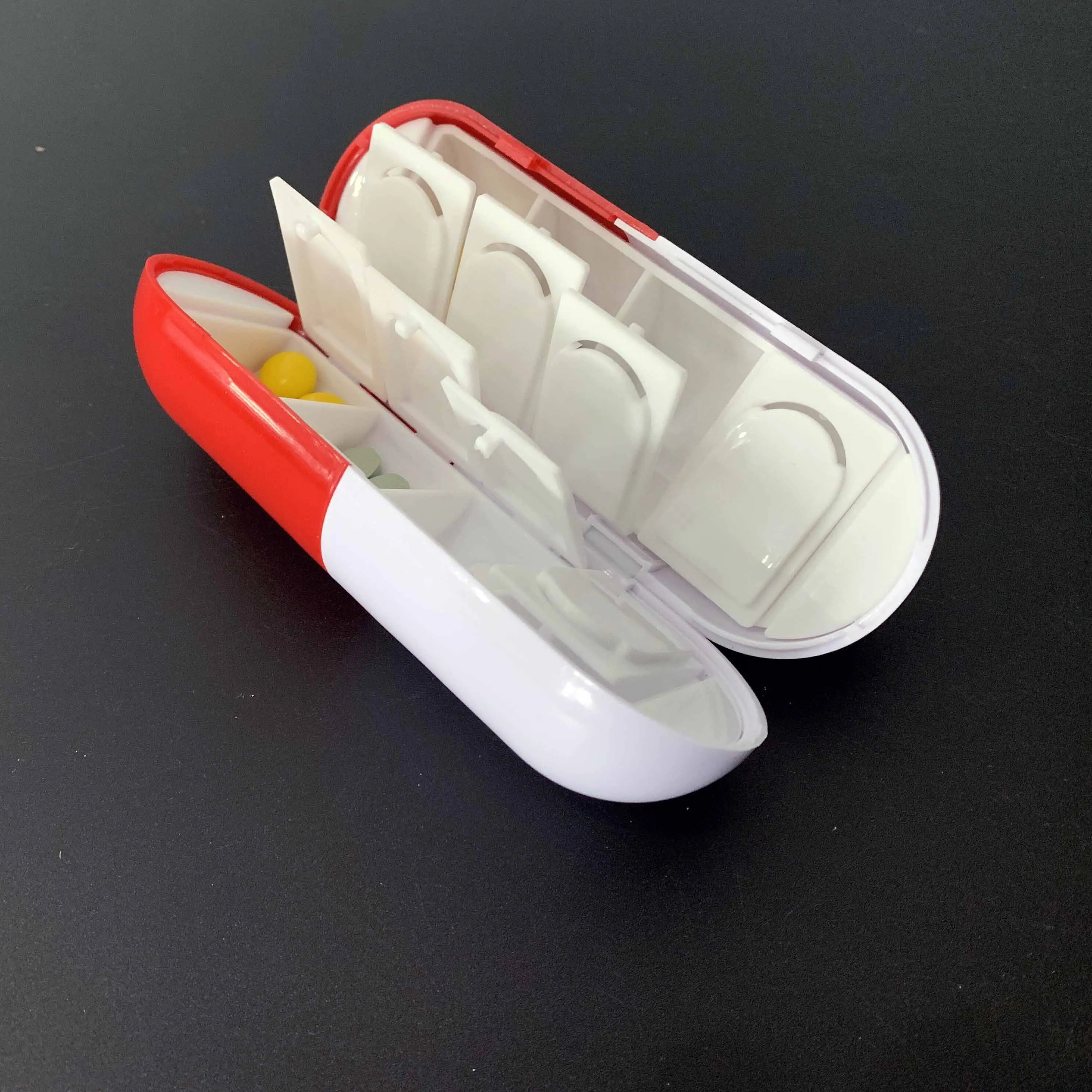 Дорожный Карманный контейнер для хранения таблеток в форме капсулы