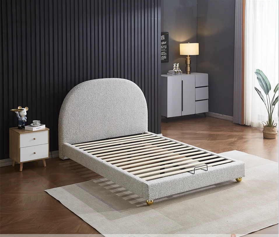 Sophisticated Slumber: The Minimalist Upholstered Bed of Your Dreams