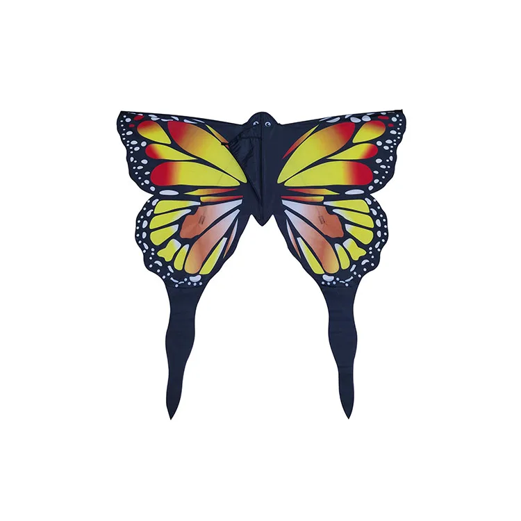 custom chinese traditional kite custom made durable ripstop nylon 3d yellowbutterfly kite