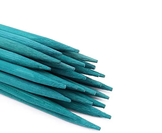 Bamboo Plant Stakes,Wood Plant Supports,Natural Bamboo Sticks for Plants Wooden Sign Posting Garden