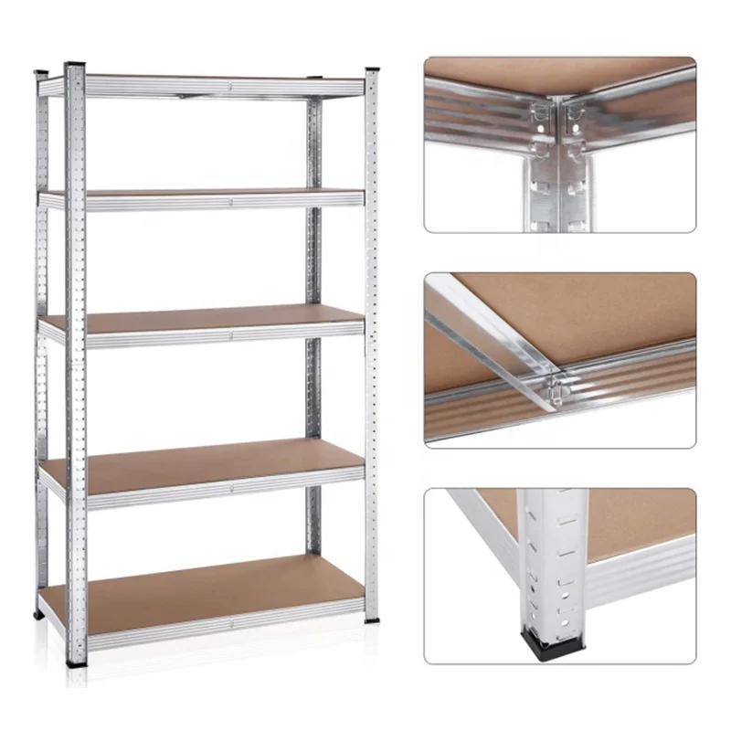 Adjustable Stack Rack Galvanized Shelves Light Duty Angle Steel Storage Holders & Racks for Non-folding Rack