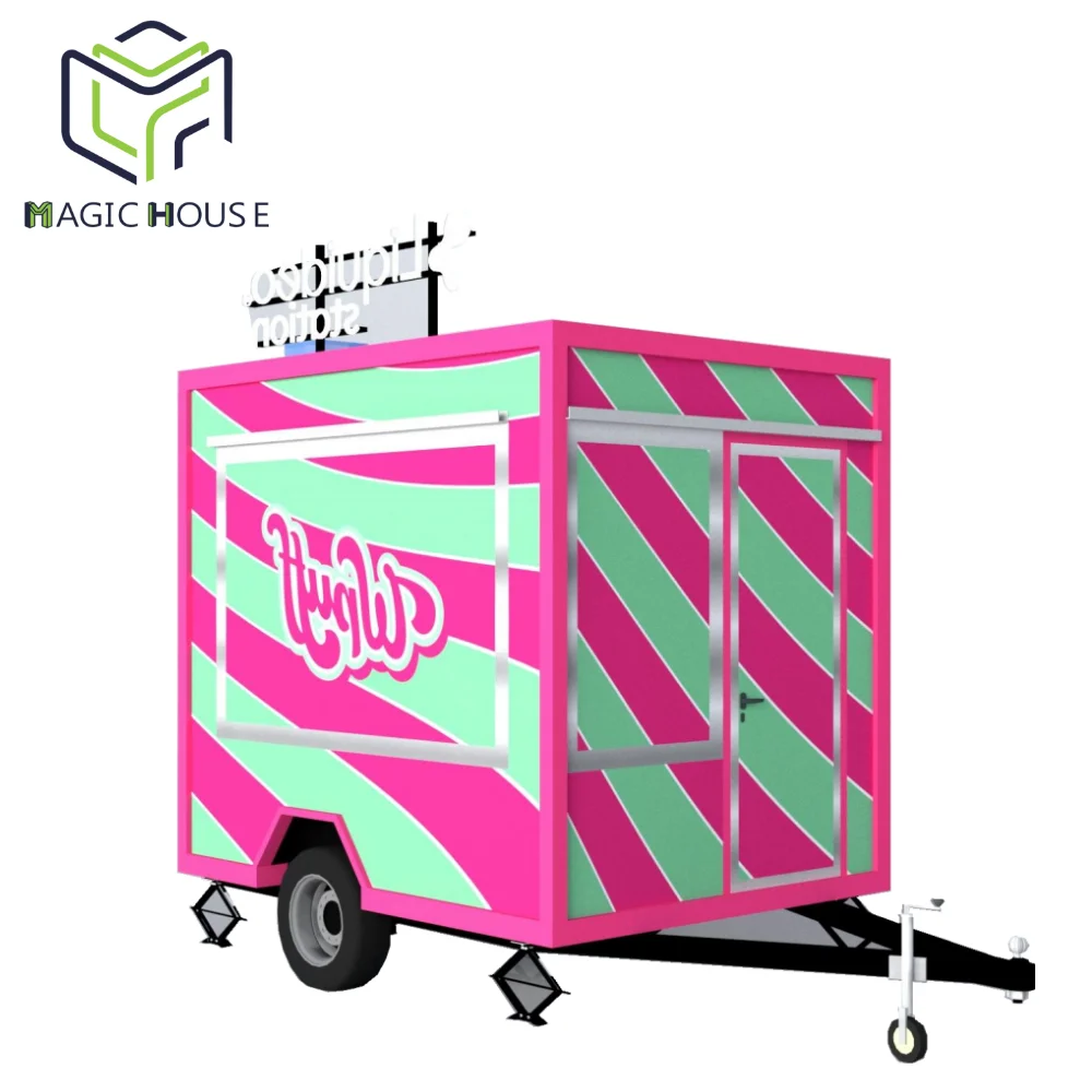 Magic house компактный мобильный кофейный киоск мини-контейнер портативный кухонный всплывающий сервис