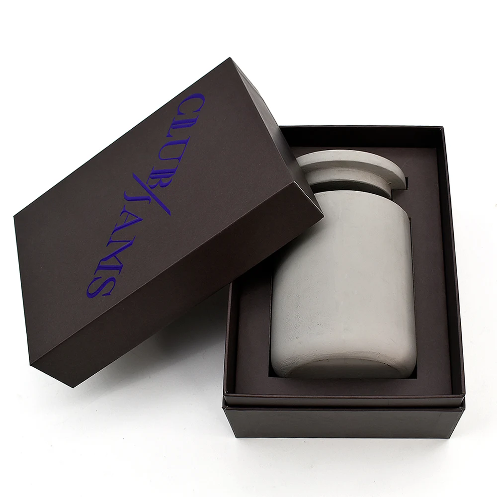 Custom logo Paper Folding Book Style Candle Jar Shipping Gift Box Packaging Luxury Candle Box