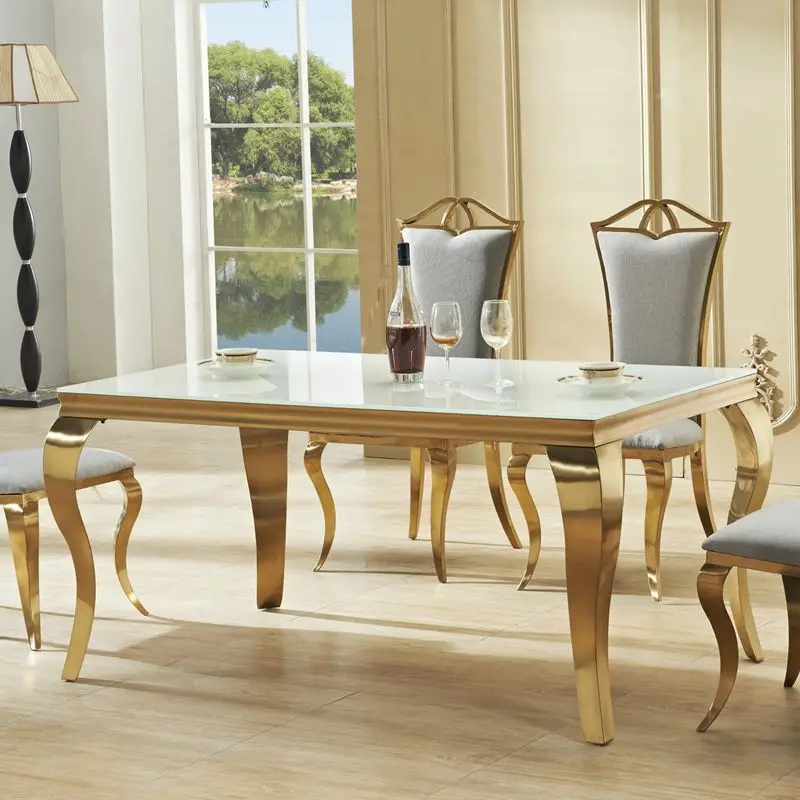 Hot selling modern banquet wedding events tables chairs competitive price event dining table chair set