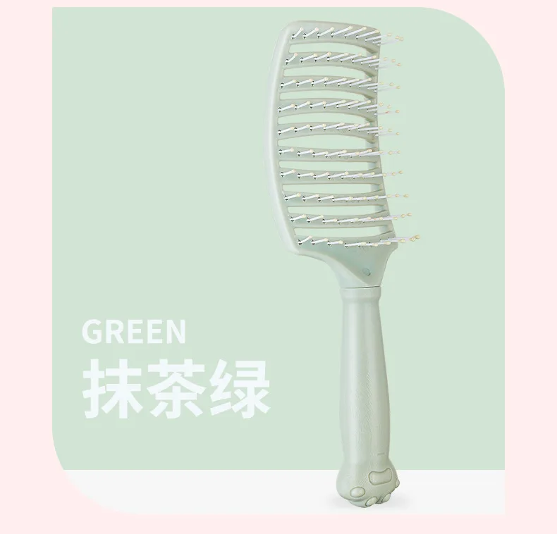 Ladies special item High cranial top rib comb fluffy hair style air cushion long hair massage large curved comb