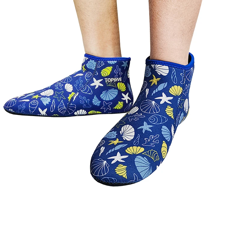 Cheap Neoprene Socks 3mm Beach Volleyball Sand Soccer Socks Water Booties for Women Men Kids Low Cut