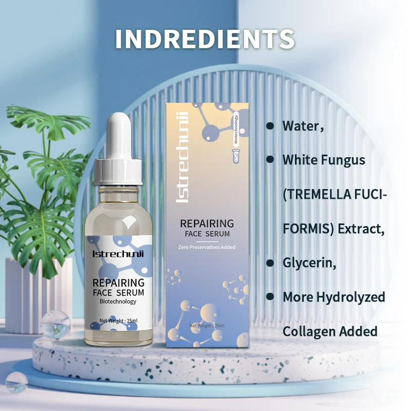 FGF Growth Factor Microbial Fermentation Skincare Anti-Aging Anti-Wrinkle Whitening Nourishing Collagen Serum Face Essence