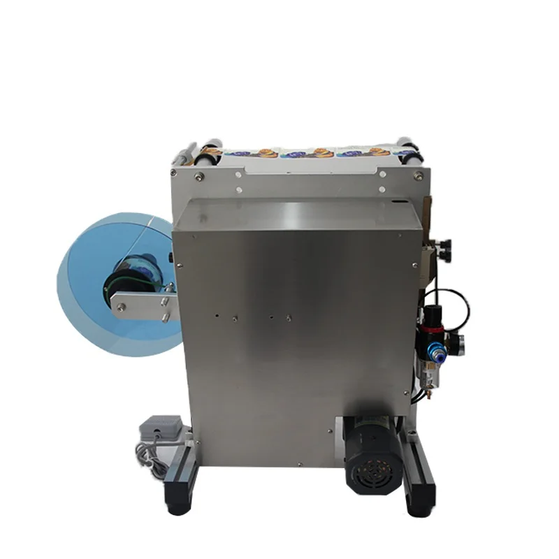 Small footprint and low price round semi-automatic labeling machine factory direct sales machine high quality