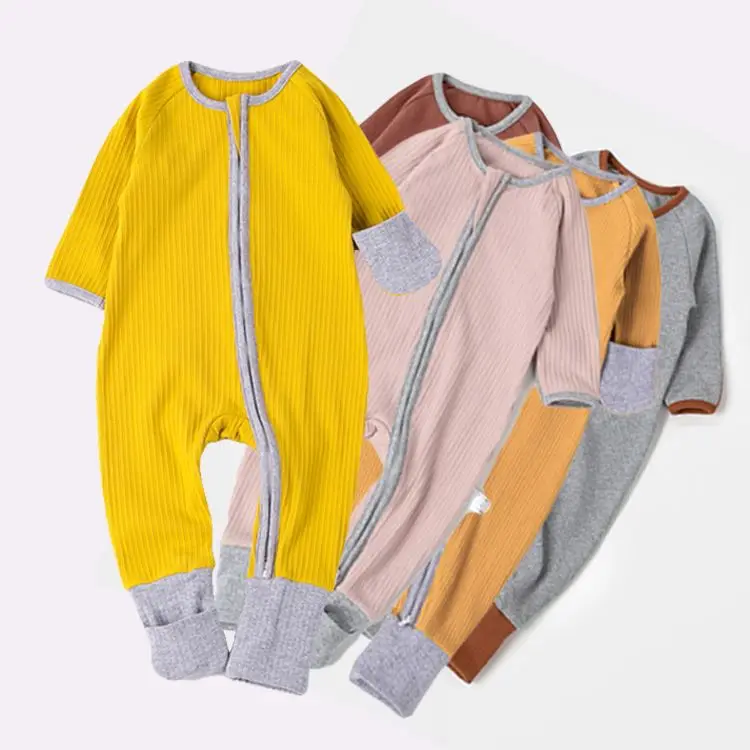 Cute Bear Ear Hooded Winter Romper Flannel Kids Animal Jumpsuits Newborn Baby Clothes Jumpsuits