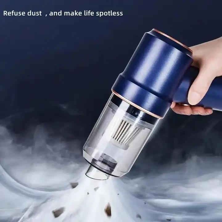 Air duster keyboard cleaner compressed air duster 2 in 1Home and car 8000pa Wireless handheld vacuum cleaner cordless air duster