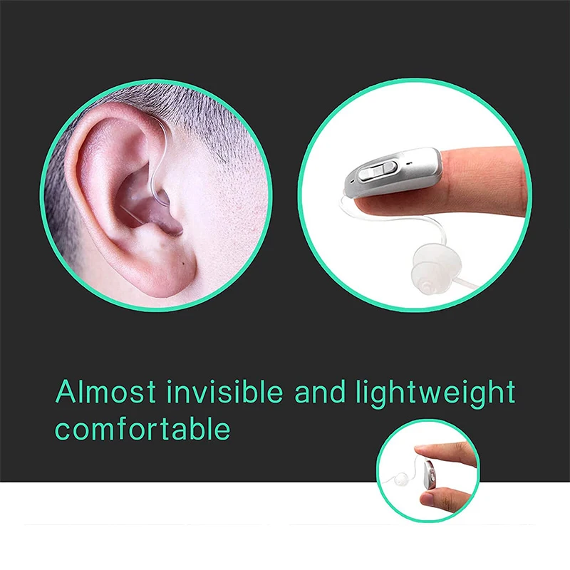 Digital invisible rechargeable elderly and children hearing aids