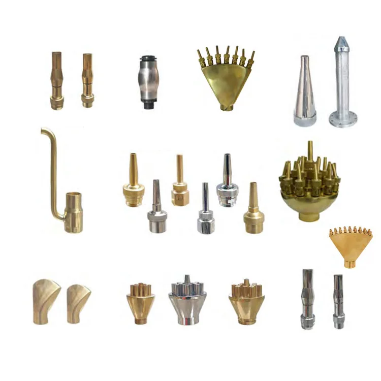 high quality brass adjustable fountain nozzle water jumping jet sprayer fountain nozzle for garden pond/lake