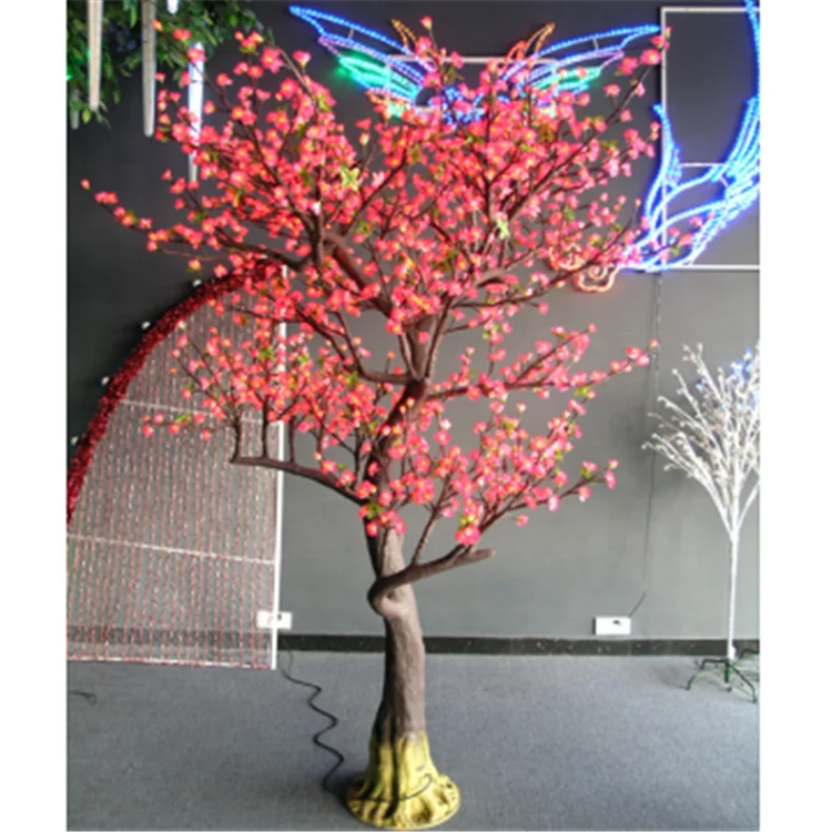 Wholesale Large Outdoor Artificial LED Cherry Blossom Tree Light Japanese Cherry Tree For Sale