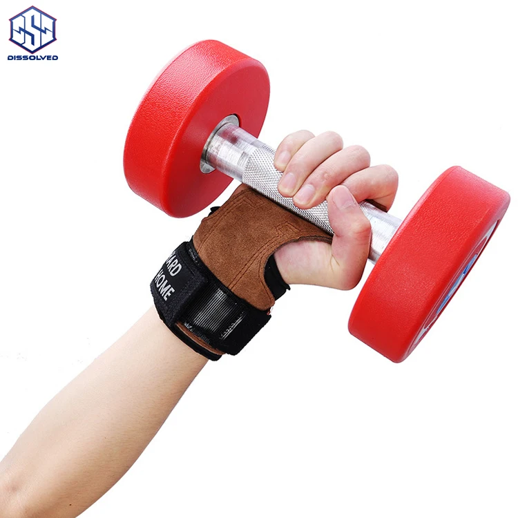 Gymnastic Grips Adjustable Wrist Support for Powerlifting Palm Protectors Pads Weight Lifting Hand Grips
