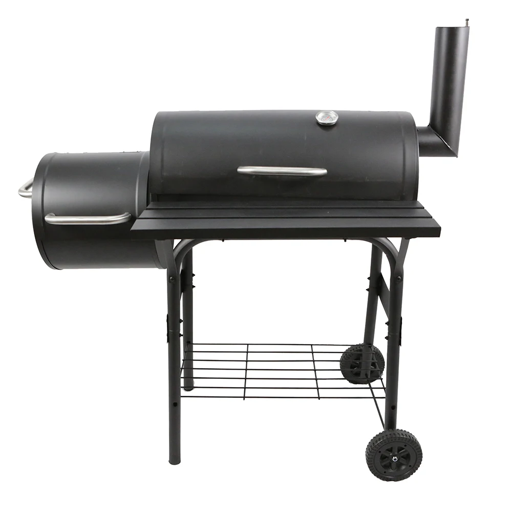 wholesale commercial vertical backyard twins offset charcoal smoker bbq grill