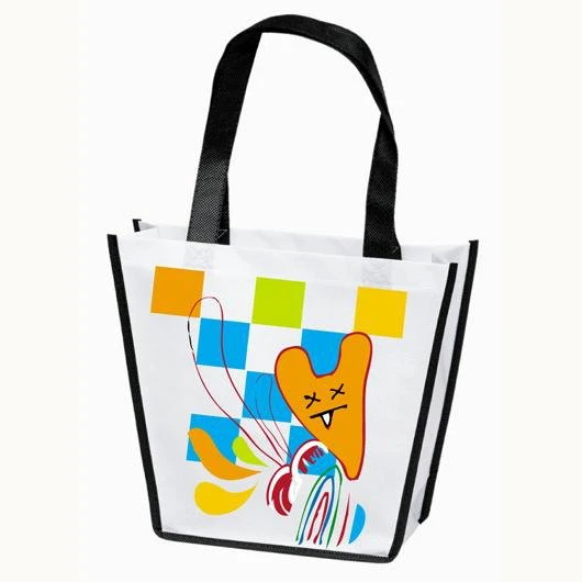 Fashion design folding shopping bag non woven with handle , light and more color, OEM orders are welcome