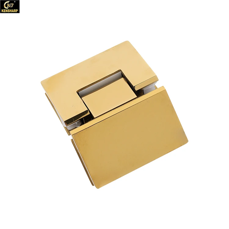 Heavy Duty Stainless Steel 135 Degree Glass Screen Panel Glass To Glass Clamp Shower Hinge Shower Door Double Side Hinge