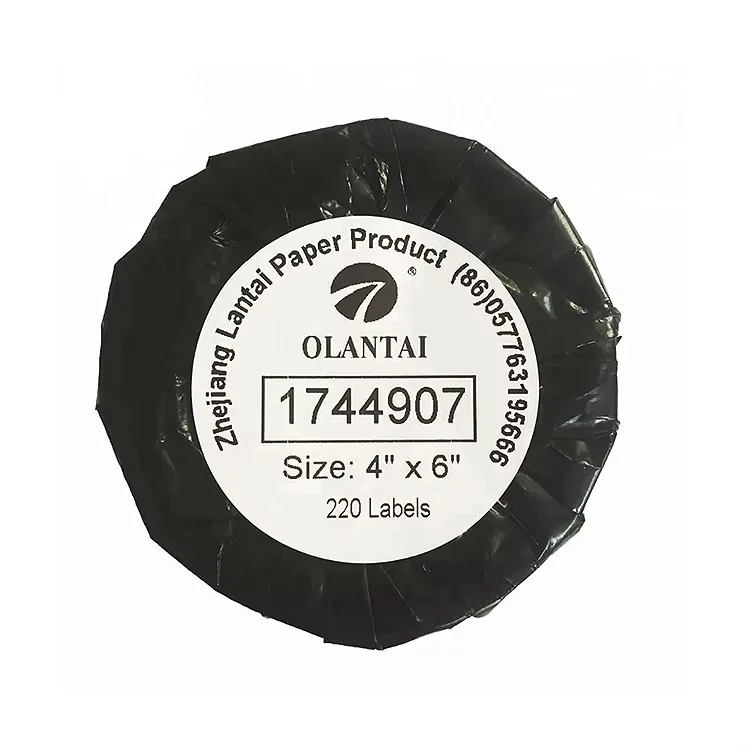 Recyclable 4XL 1744907 4x6 Thermal Shipping Labels Compatible with Dymo LabelWriter Internet Postage Labels