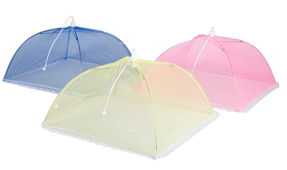 Reusable and Collapsible Food Cover Tent Mesh Cover for Food for Parties Picnics BBQ