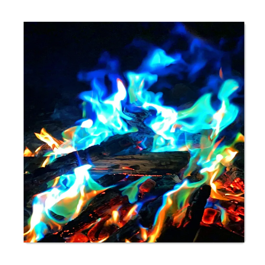 DF-71 mystical fire powder magic tricks flame powder colorful flames changing decorative magical fire flame