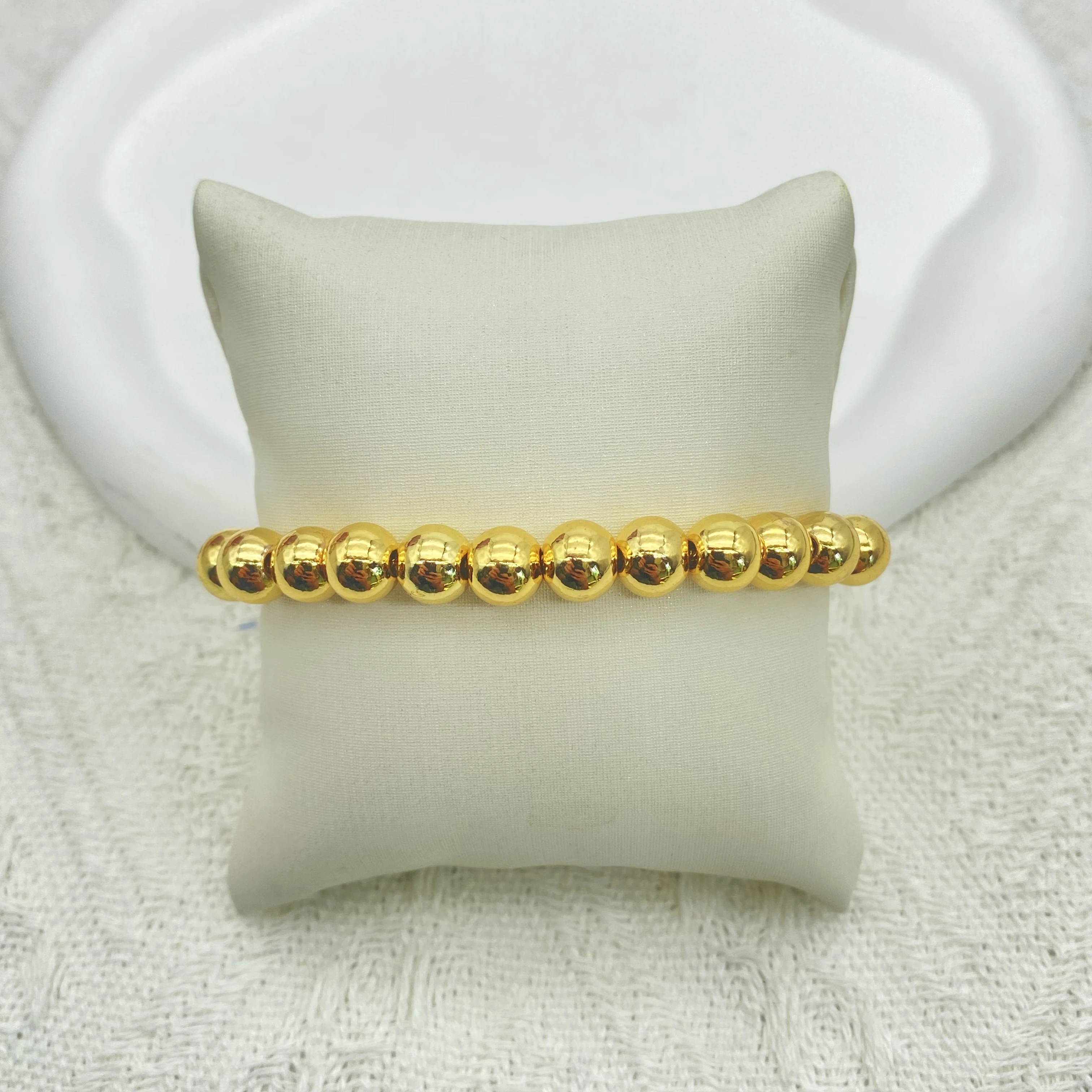 Fashion Wholesale Gold Plated Beaded Seeds Bracelets Freshwater Pearl Beads Stainless Steel Adjustable Bracelet Women Girls