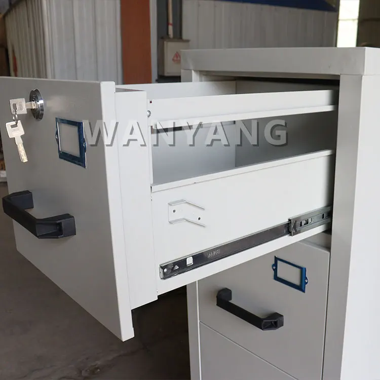 iron vertical fire resistant pictures index card staff 4 drawer storage furniture office steel metal filing cabinet locks