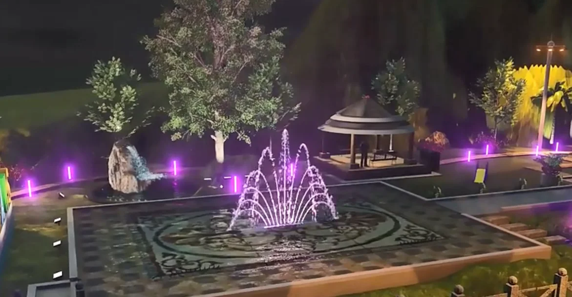 AWS Straight Up Outdoor Water Curtain Fountain Internal Thread Nozzle For Polished Stainless Pool Fountain Covers 3-40 Meters