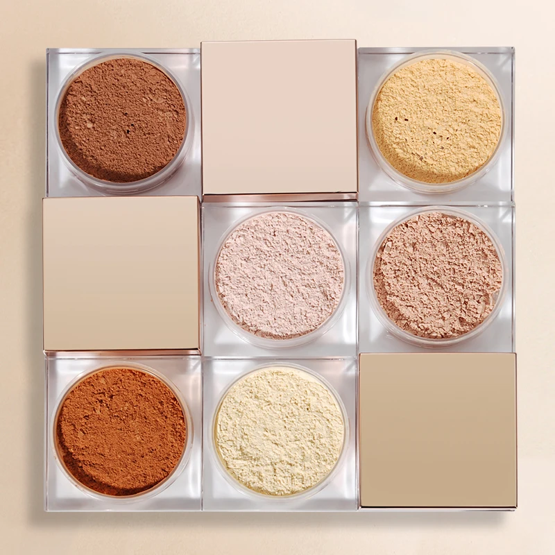 Make Your Own Brand High Quality Cosmetics custom own Label Face Makeup Translucent  Private Label loose Setting Loose Powder