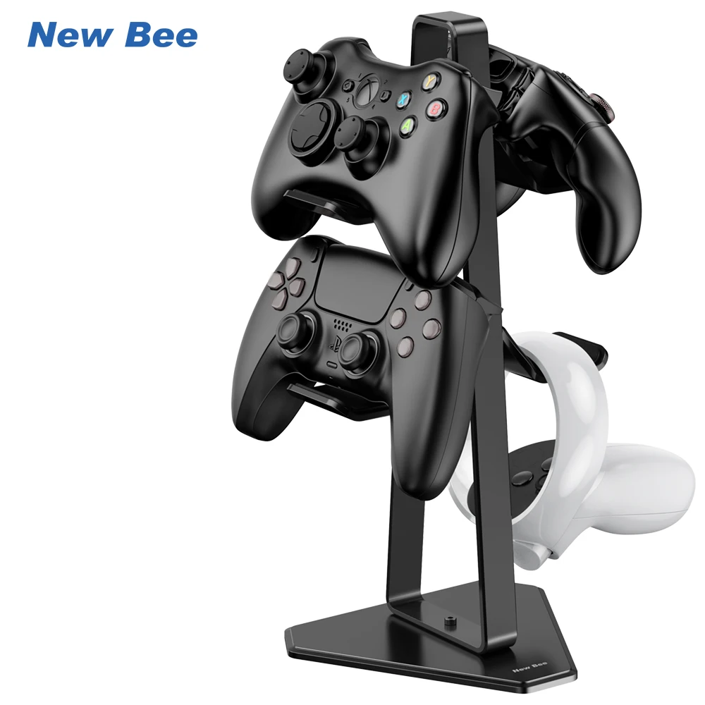 Controller Holder 2 Tier Universal Aluminum Display Stand Accessories PC Gaming Desk Gamer Gifts for Xbox Series X PS5, PS4, PS3