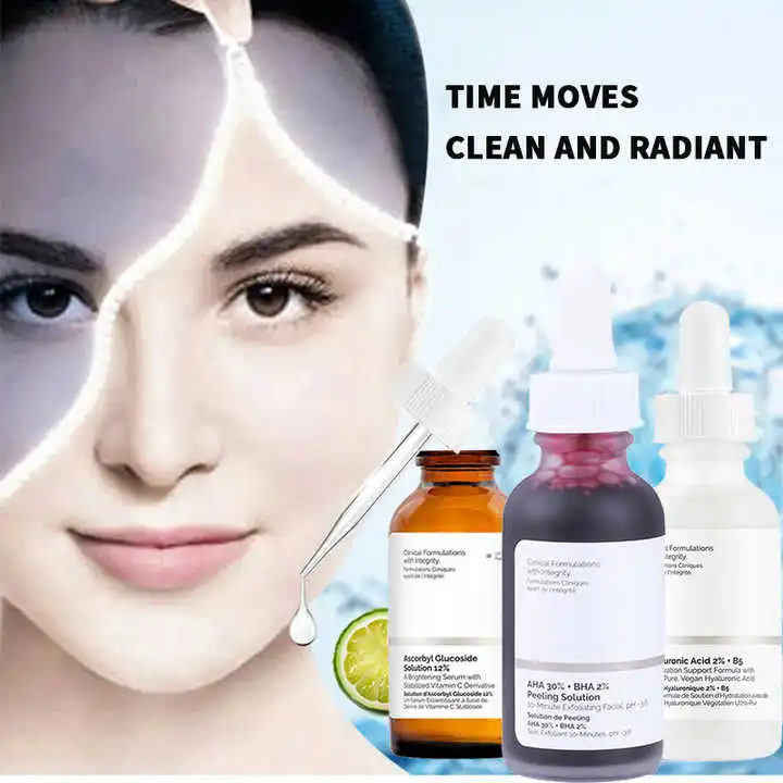 Private Label Wholesale Pure Hyaluronic Acid Facial Serum Vitamin c Niacinamide Hyaluronic Acid whitening skin care Serum