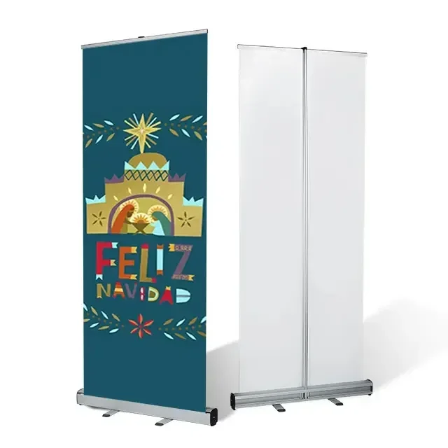 80x200cm New Arrival Portable Retractable Aluminum Roll up Banner Stand for Advertising Trade Show