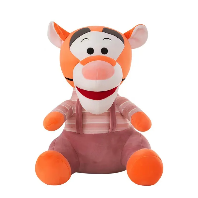 wholesale Cute overalls Tiger New Year plush toys dolls Tigger Internet celebrity girls Heart Tiger dolls