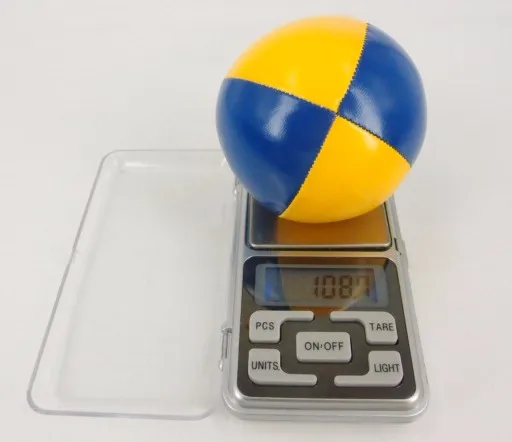 Low Price Bulk Guaranteed Quality Pu Leather Blue White Contact Personalized Juggling Ball Wholesale