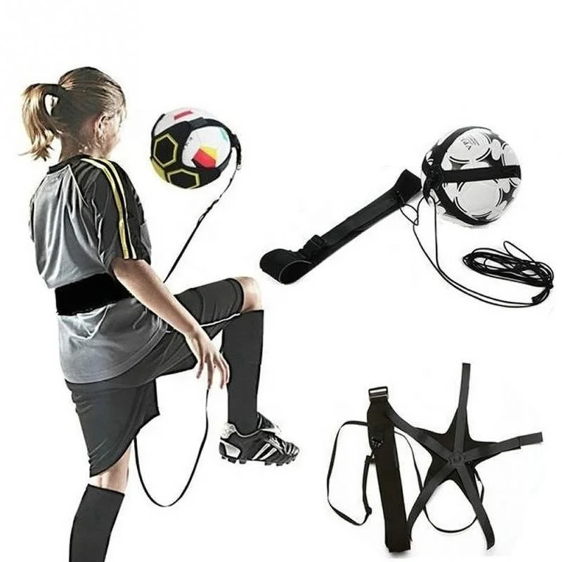 Children Soccer Training Sports Assistance Adjustable Football Trainer Ball Practice Belt Training Equipment Kick dropshipping