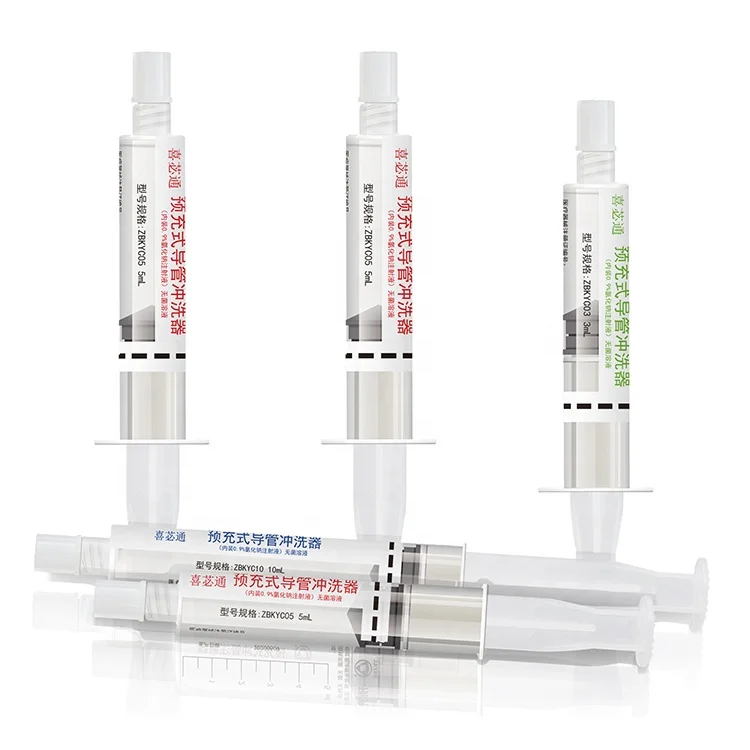 
Одноразовый предварительно заполненный шприц IV Flush 3 мл/5 мл/10 мл от производителя 