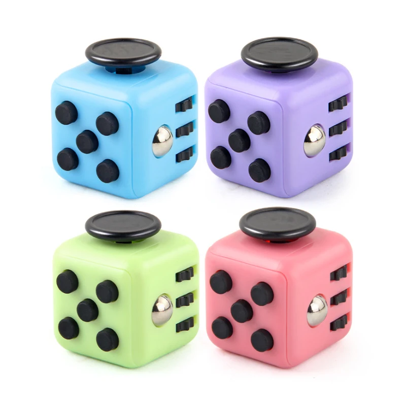 Colorful Mini Gadgets Cube Finger Toy Decompression Cube Multi-function Gadget Cube