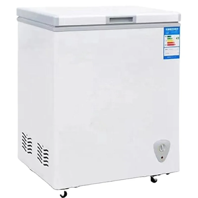 158L один сплошной двери безопасность открытиея Коммерческая мороженая замороженную еду а также для изготовления Итальянского Мороженого джелато дисплей глубокое морозильное вместилище