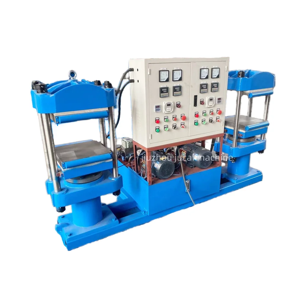 Double Station plate rubber vulcanizer Press Machine Rubber Sole Molding Making Machine