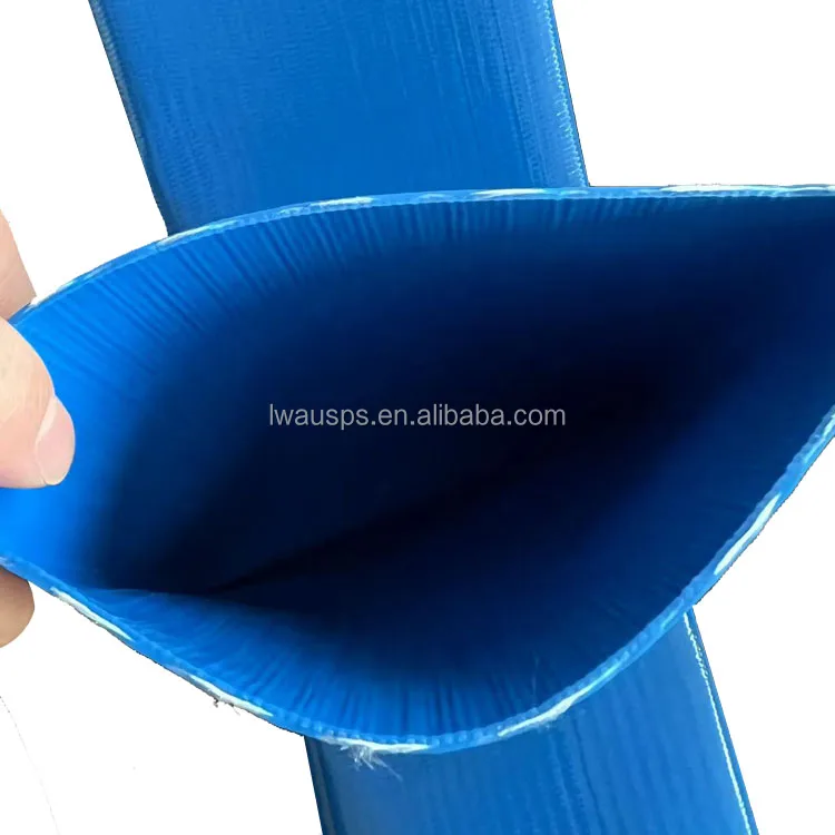 Agricultural Irrigation PVC Layflat Water Hose Pipe High Pressure Flexible Discharge 4 Inch PVC Layflat Hose
