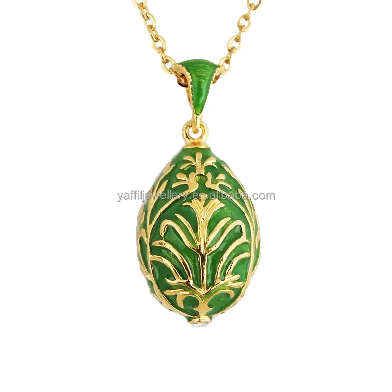 Эмалированная подвеска в виде яйца faberge