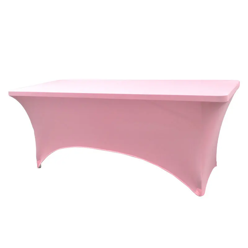 Wholesale Rectangular Fitted Spandex Tablecloths Wedding Party Patio Table Covers Event