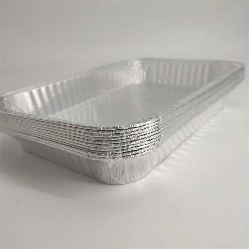 31*21 cm foil pan  trays disposable aluminium foil rectangular platter silver foil cox container 2350ml