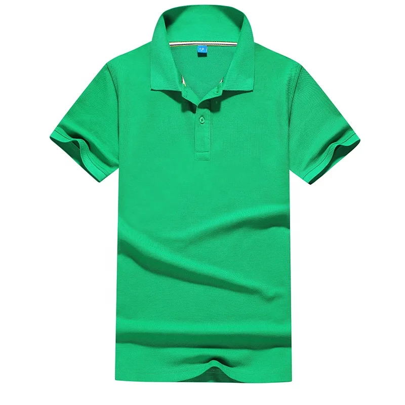 Wholesale brand new design men and men pure cotton color Polo T-shirt office and business polo shirts