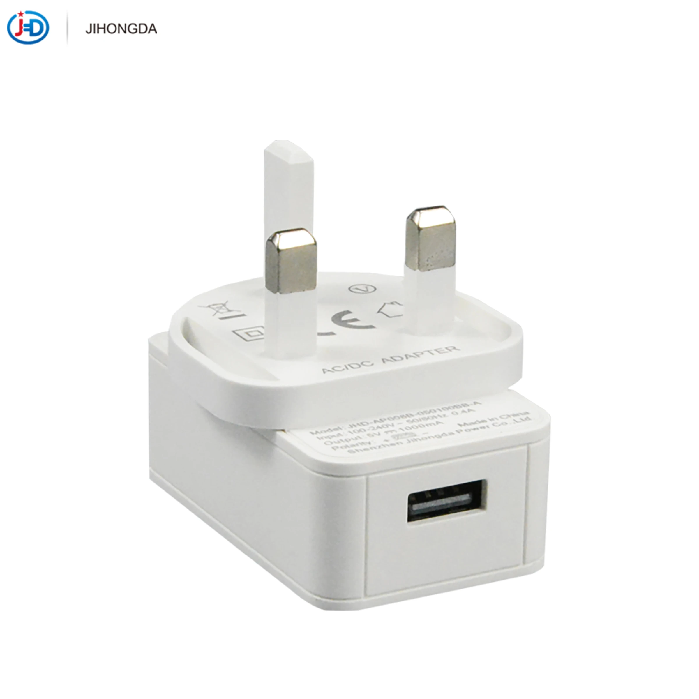 
Low price 8W uk plug 5v 1a white mini power adapter us jp kr ar au standard charger for Air purifier/Camera/Sweeper/phone 