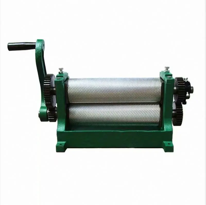 Manual Embossing Comb Sheet Making Beeswax Foundation Roller Machine 4.9MM Honeycomb Press Mill Wax Aluminum Alloy Multifunction