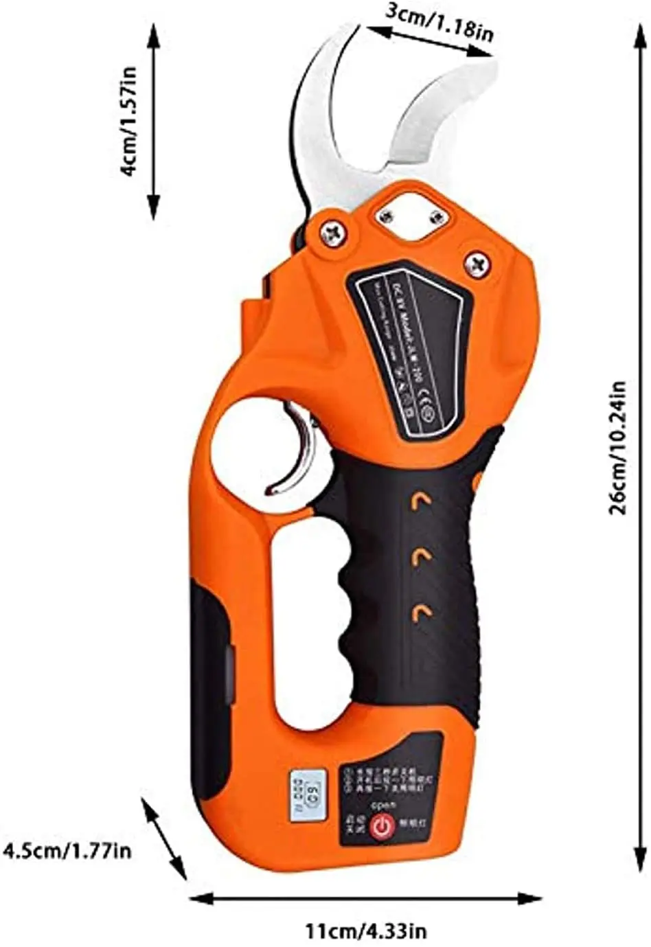 Dropshipping In Stock Garden Pruner Lithium Battery Cordless Electric Branch Pruning Shears